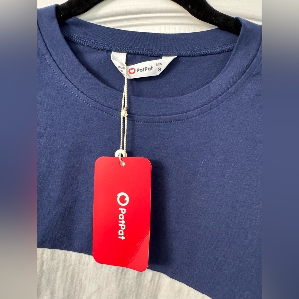 PatPat Men’s ColorBlock Short Sleeve Tee - Picture 3 of 8